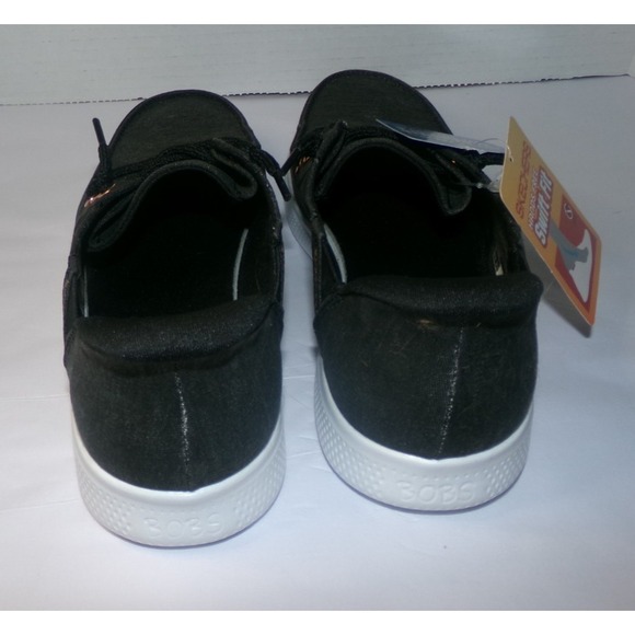 Skechers Bobs  Women Shoes 9.0 Slip ins Swift Fit‎ Hands Free Black Heather - Picture 6 of 7